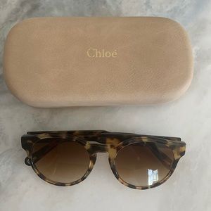 Tortoise Chloe sunglasses